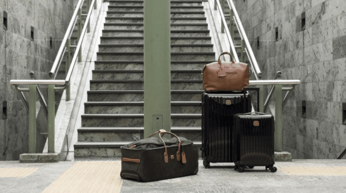 Bagage tijdens safari