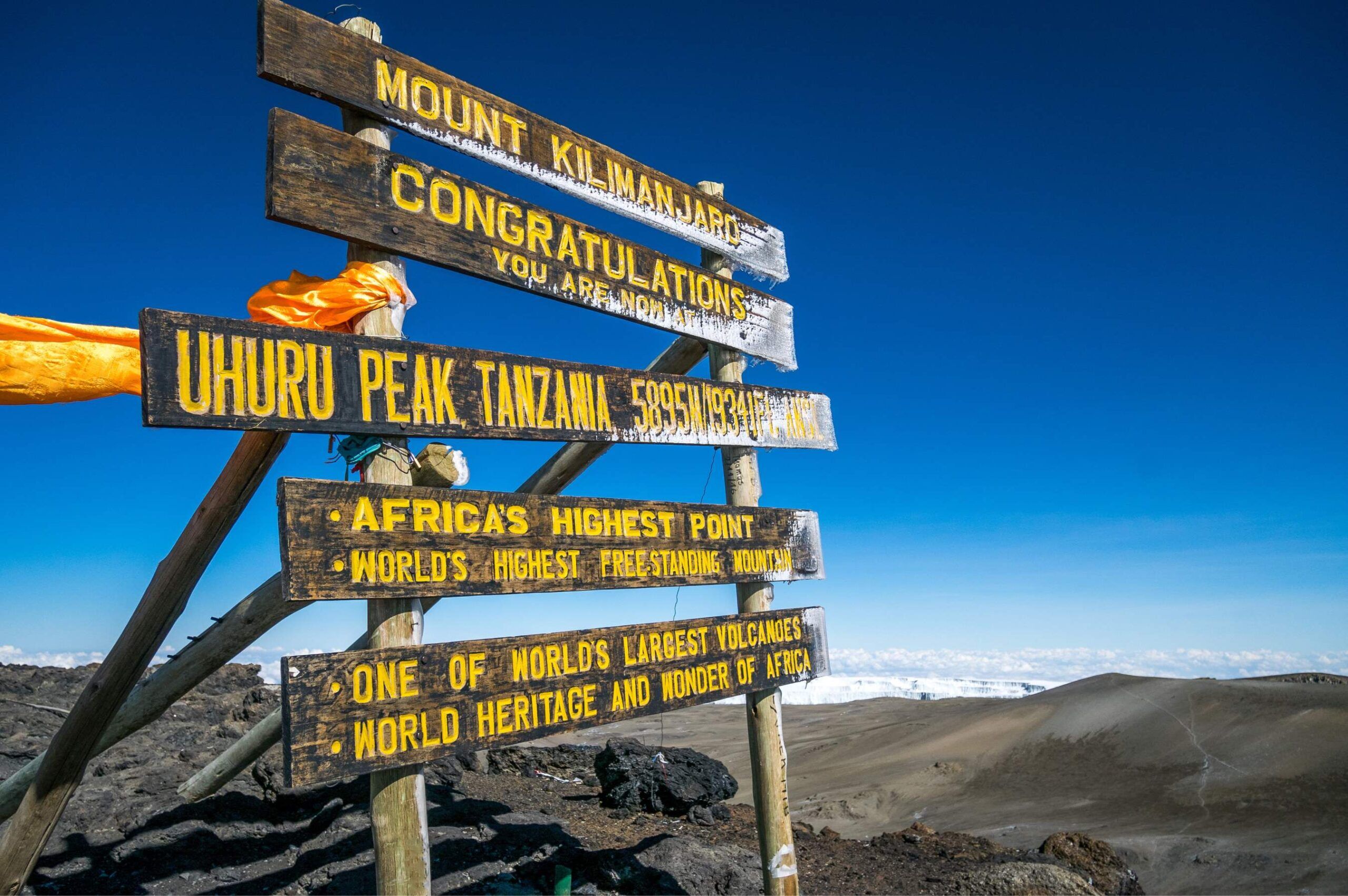 Beklimming Rongai Route (5/6) | Kibo Camp (4720 m) - Uhuru Peak (5895 m) - Horombo Hut (3720 m)