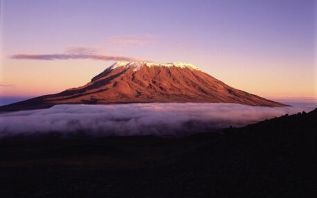 Zicht op de Kilimanjaro tijdens de Machame route