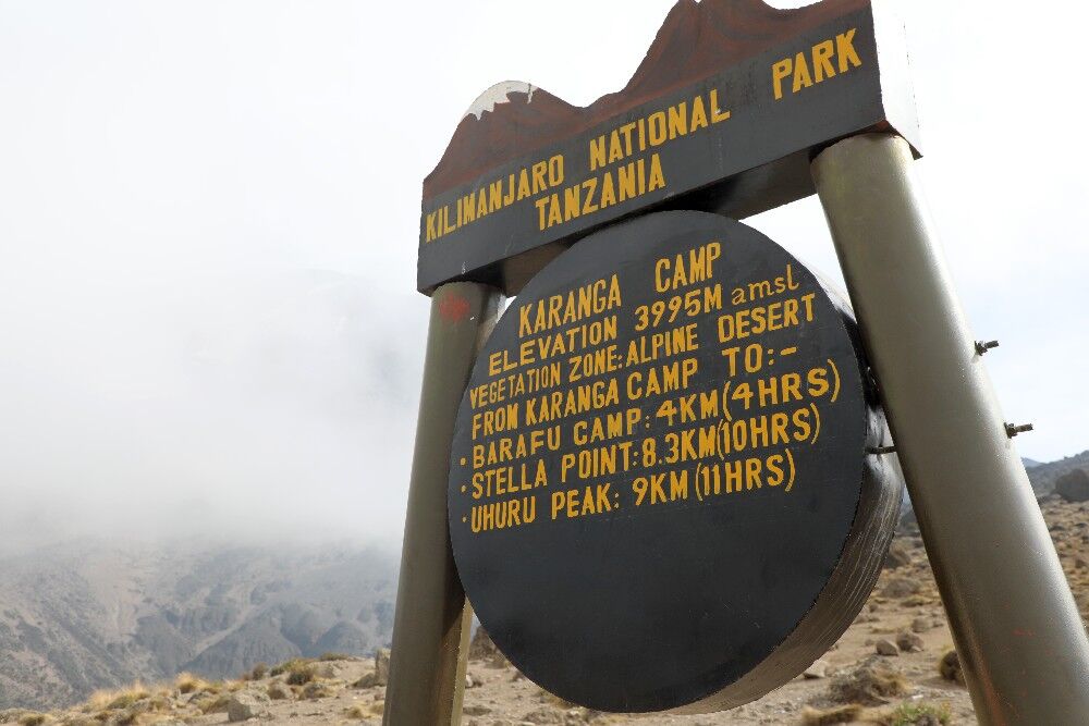 Beklimming Machame Route (4/7) | Barranco Camp (3950 m) - Karanga Camp (4040 m)