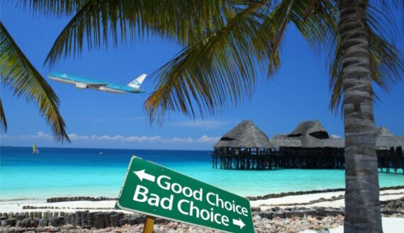 Internationale vlucht huiswaarts vanaf Zanzibar Airport (ZNZ)